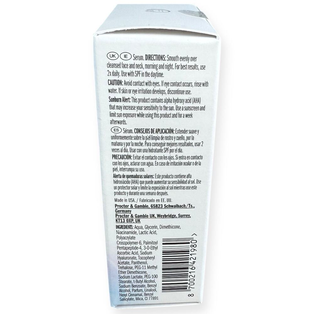 Olay Super Serum 30ml Niacinamide Collagen Peptide Vitamin C AHA NIB - Picture 4 of 6